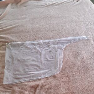 Elegant Sheer White Women's Sarong